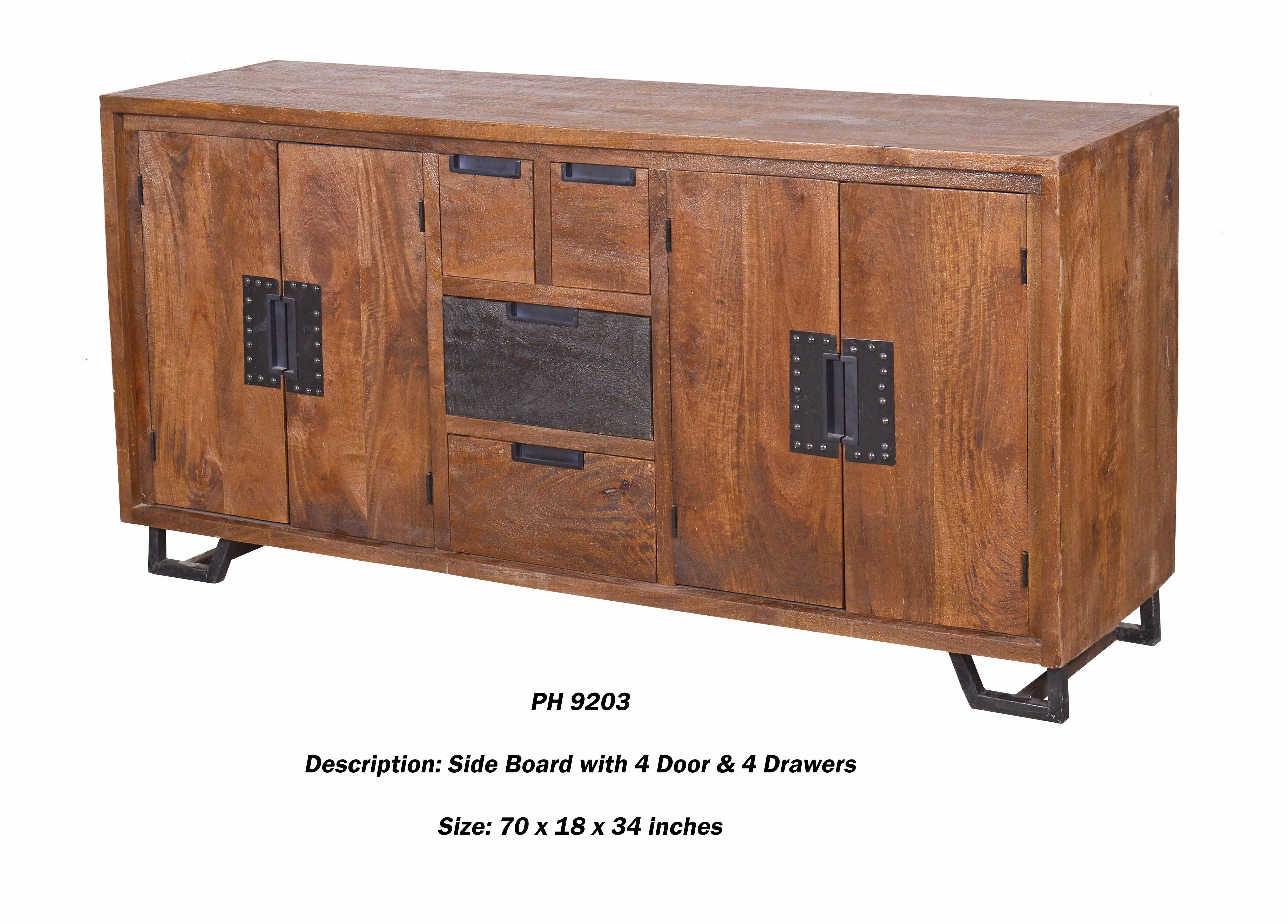 Side Board with 4 Door & 4 Drawers
(KD) - popular handicrafts